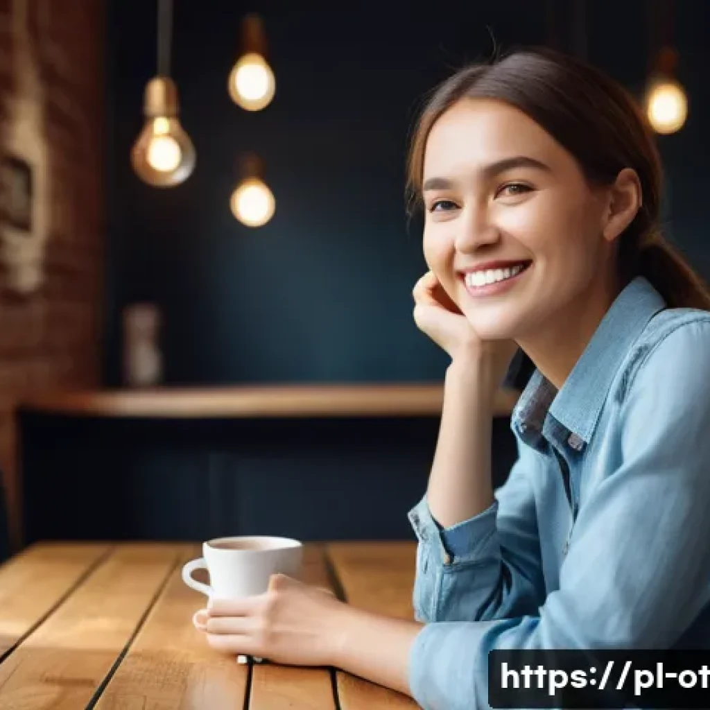 즉흥 스피치 시 유용한 영어 표현 - A confident young woman, dressed in smart casual attire consisting of well-fitting jeans and a taste...