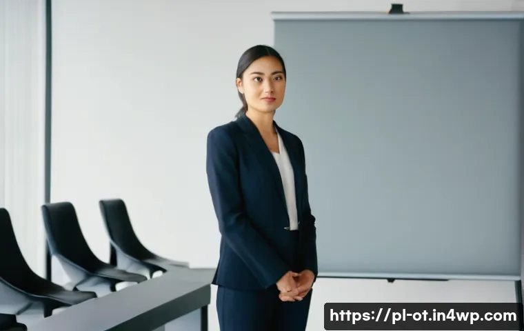 즉흥 스피치에서 자주 하는 실수 - From Hesitation to Assurance**

> A young adult female speaker, in her late 20s, standing on a minim...